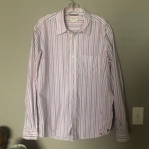 American Eagle Large Striped Button Down